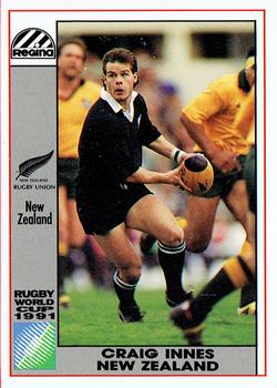 1991 Regina Rugby World Cup #31 Craig Innes Front